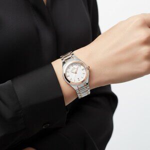 NWT Authentic Porsamo Bleu Guilia Quartz White Dial Women's Watch